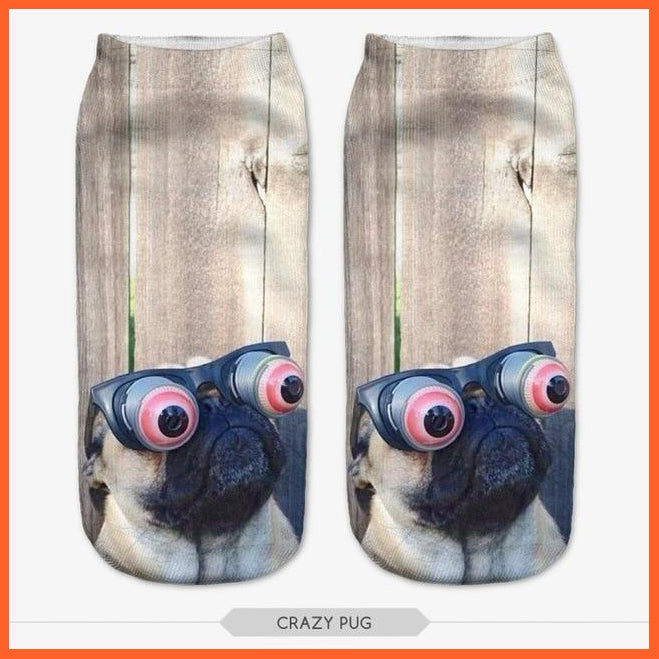 3D Dog Printed Socks | whatagift.com.au.