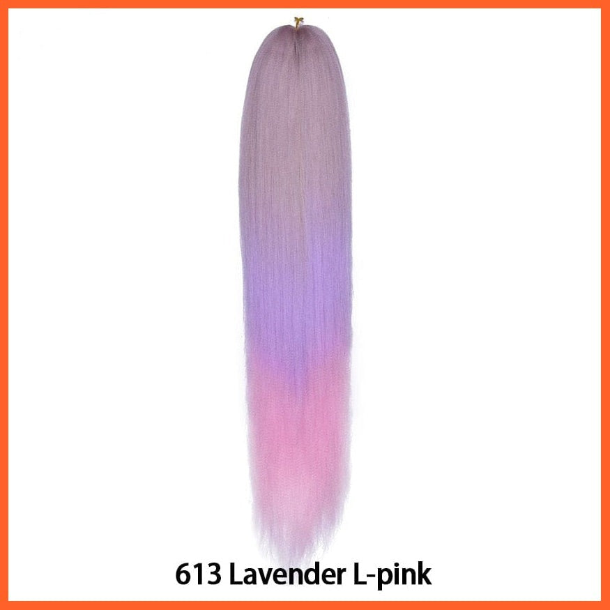 whatagift.com.au #530 / 22inches / 1Pcs/Lot Synthetic 22 Inch 60G Kanekalon Hair Jumbo Braid | Yaki Straight Hair Extension Pink Blonde Twist