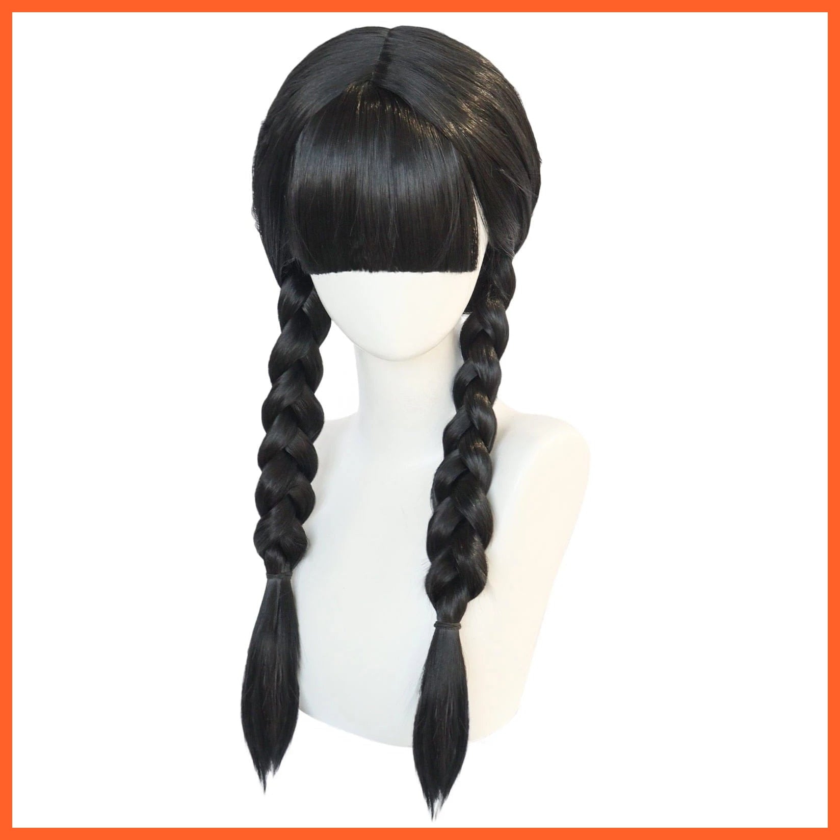 whatagift.com.au 5T 110 / one size wig Wednesday Addams Cosplay Costume For Carnival Halloween For Girl