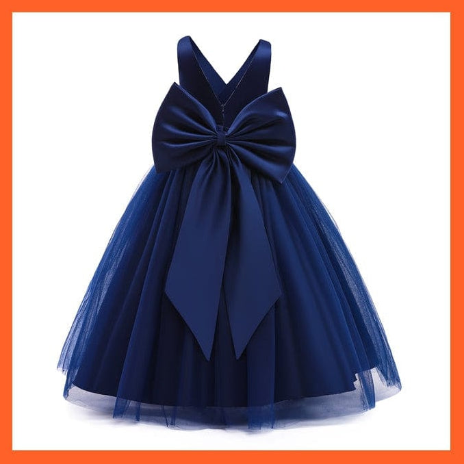 whatagift.com.au 5T / Dark Blue1 Backless Elegant Evening Gowns Tulle Long Dress