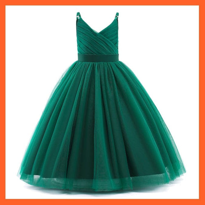 whatagift.com.au 5T / Green2 Backless Elegant Evening Gowns Tulle Long Dress