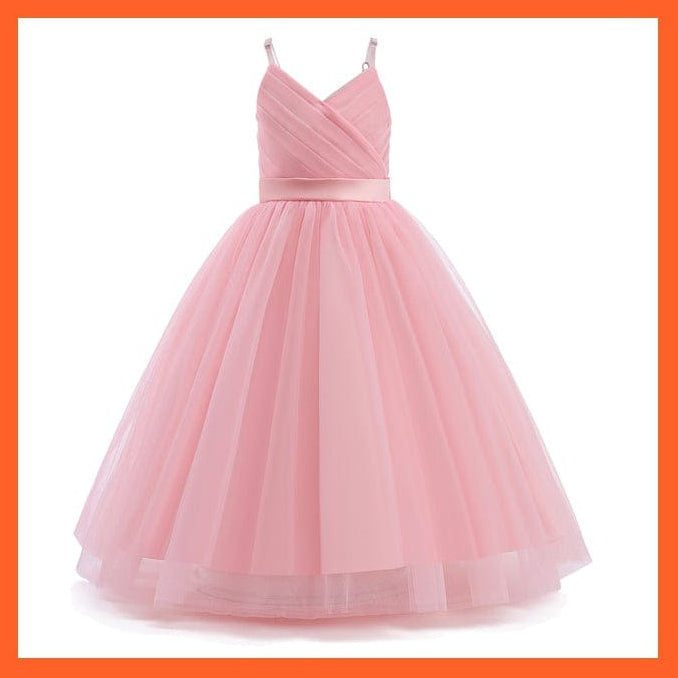 whatagift.com.au 5T / Pink2 Backless Elegant Evening Gowns Tulle Long Dress