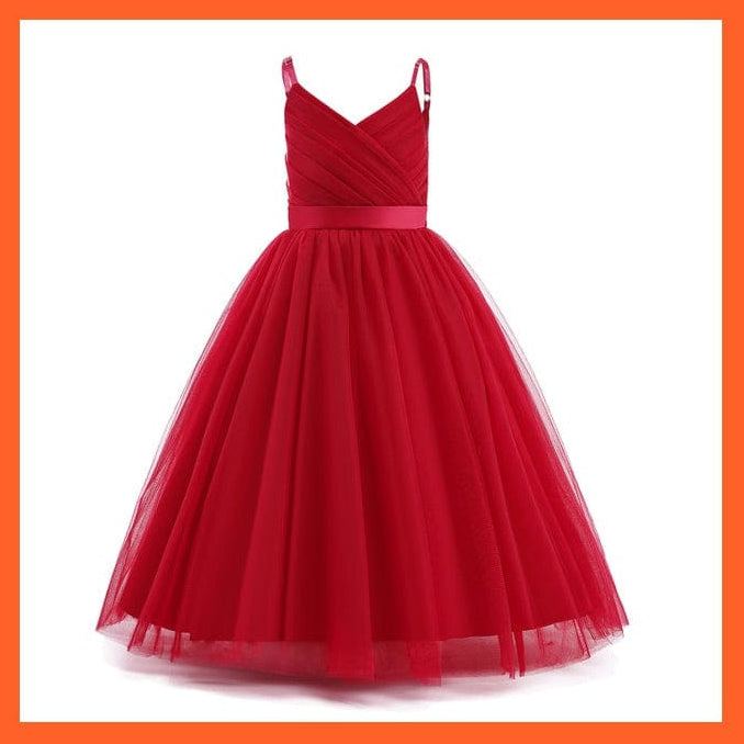 whatagift.com.au 5T / Red2 Backless Elegant Evening Gowns Tulle Long Dress
