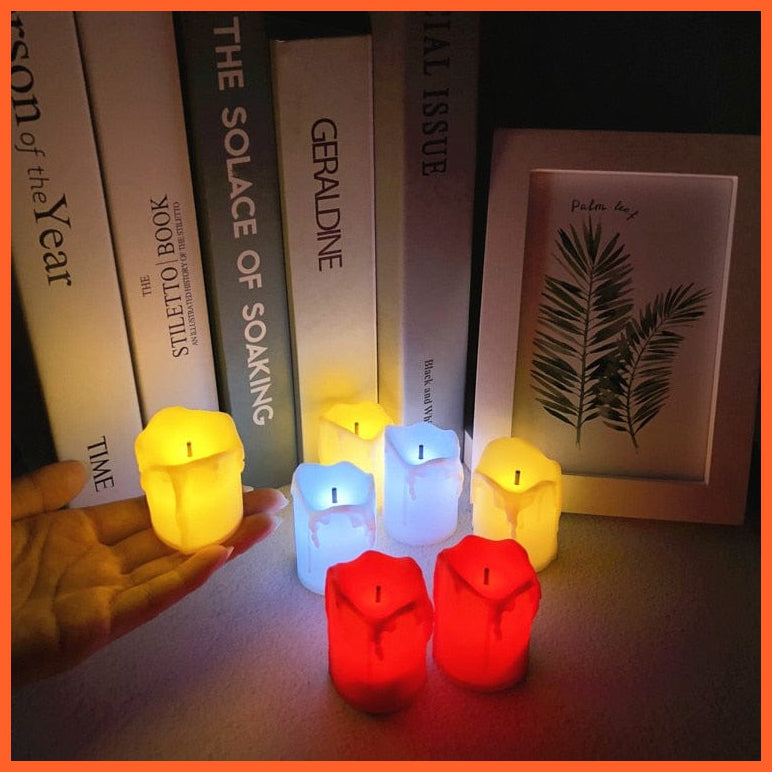 whatagift.com.au 6/12Pcs Flameless LED Candle Light Bright Battery Operated Tea Light | Home Decor Accessories