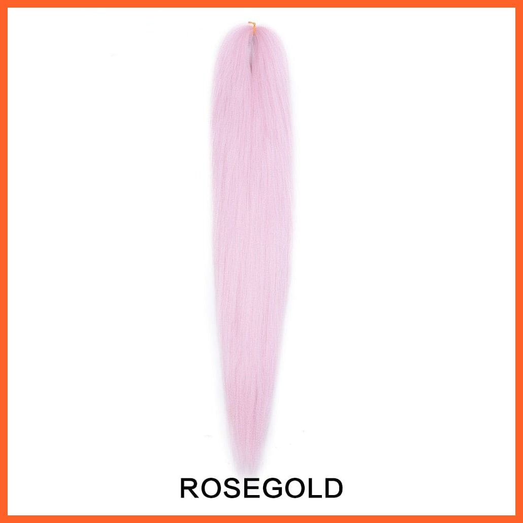 whatagift.com.au 6/613 / 22inches / 1Pcs/Lot Synthetic 22 Inch 60G Kanekalon Hair Jumbo Braid | Yaki Straight Hair Extension Pink Blonde Twist