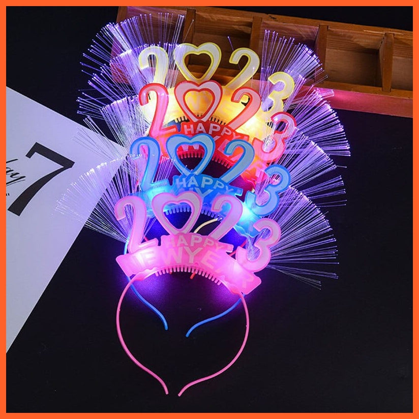 whatagift.com.au 7 10pcs Adult Kids Glowing LED Party Accessories | Cat Bunny Crown Flower Headband | Halloween Party