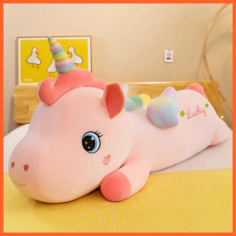 whatagift.uk 70cm / Pink / China Dream Angel Unicorn Plush Pillow Toy