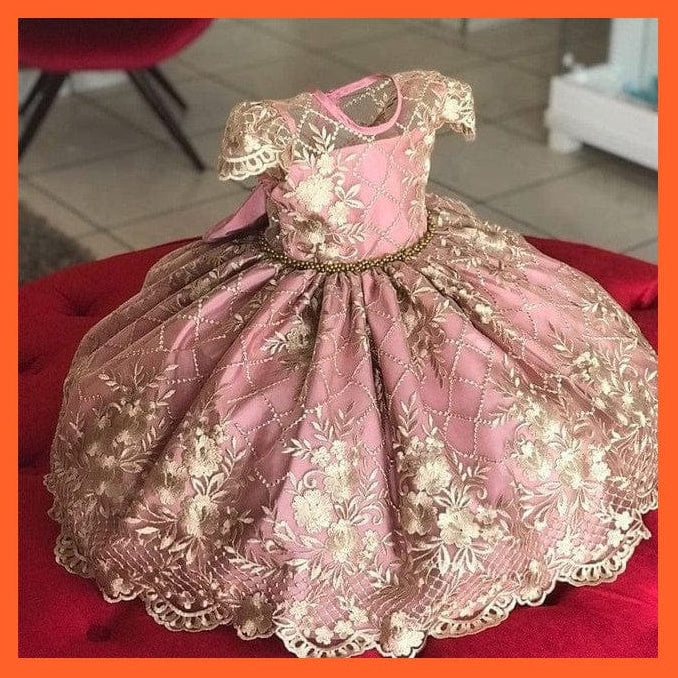 whatagift.com.au 712 / 4T Dress For Girls Wedding Tulle Lace Girl Dress