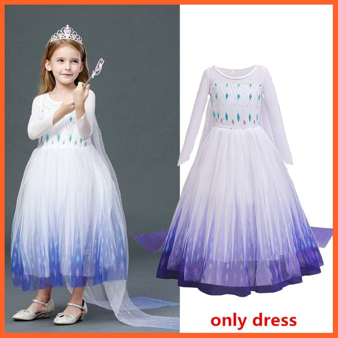 whatagift.com.au 855- / 6T Girls Winter Princess Dress | Princess Costumes For Kids Cosplay