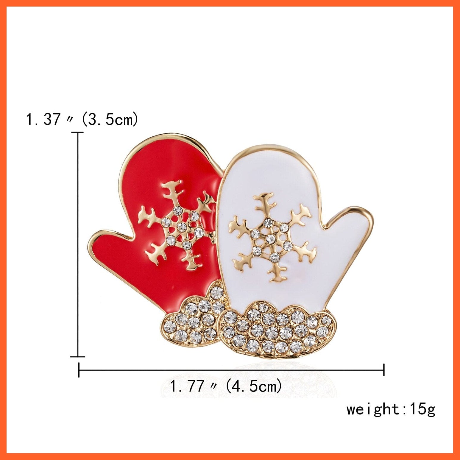 whatagift.com.au 9 Christmas Enamel Snowman Hats Brooch Pins | Christmas Gifts