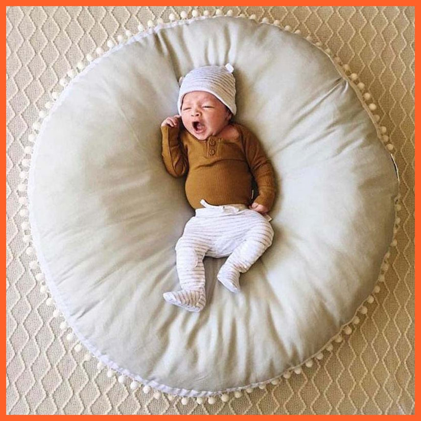 whatagift.com.au 90CM Round Cushion Pad | Kids Thick Pillow Stuffed With Cotton
