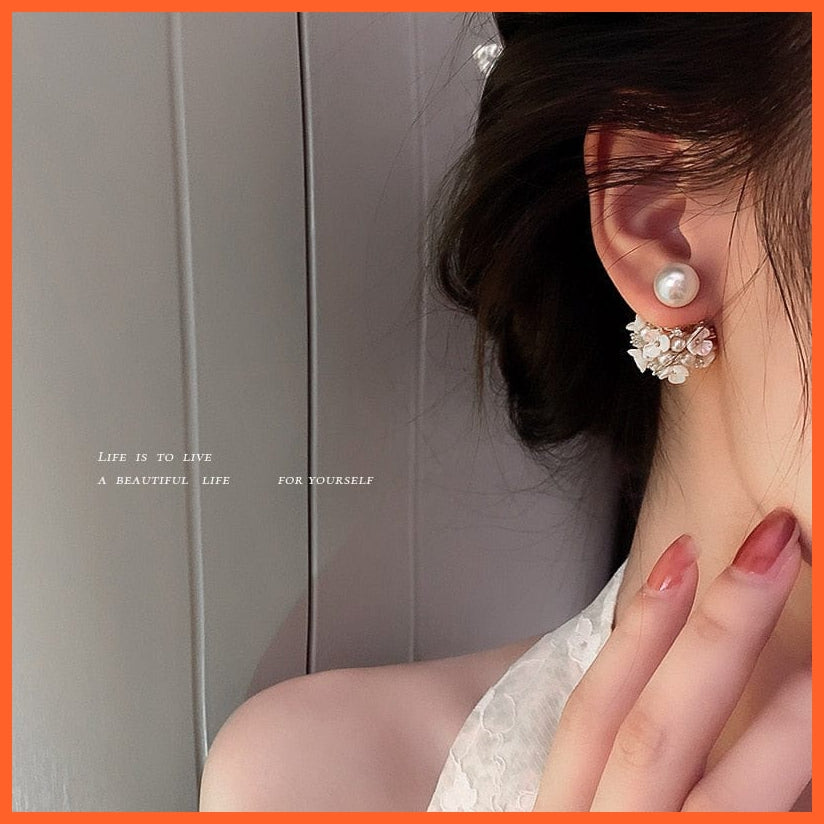 whatagift.com.au 925 Sterling Silver Pearl Stud Earrings Ball Earrings set for women