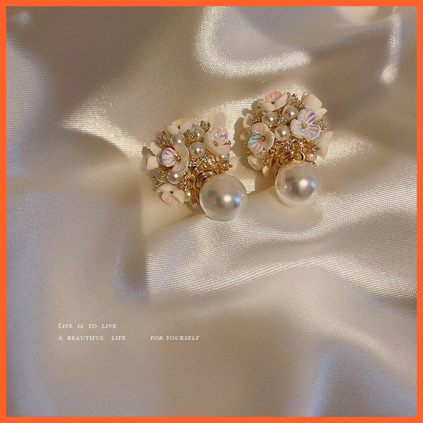 whatagift.com.au 925 Sterling Silver Pearl Stud Earrings Ball Earrings set for women