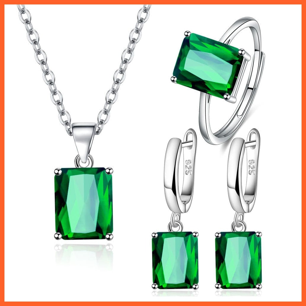 whatagift.com.au 925 Sterling Silver Ring Earrings Necklace For Women| Best Gift for Women Day Mothers Day Valentines Day