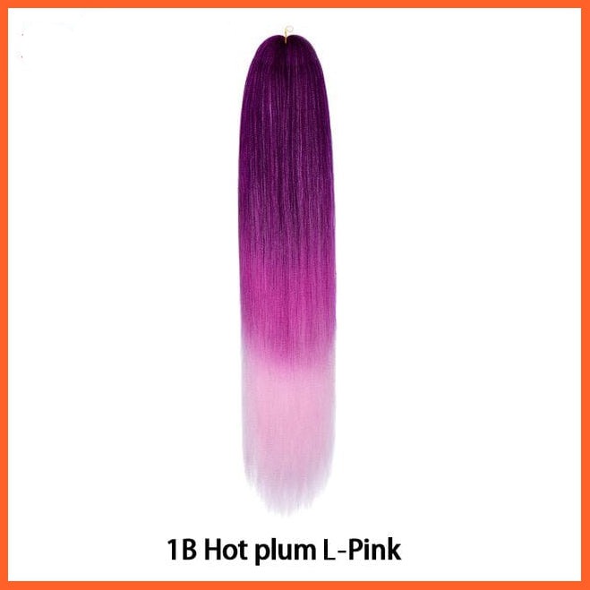 whatagift.com.au #99 / 22inches / 1Pcs/Lot Synthetic 22 Inch 60G Kanekalon Hair Jumbo Braid | Yaki Straight Hair Extension Pink Blonde Twist