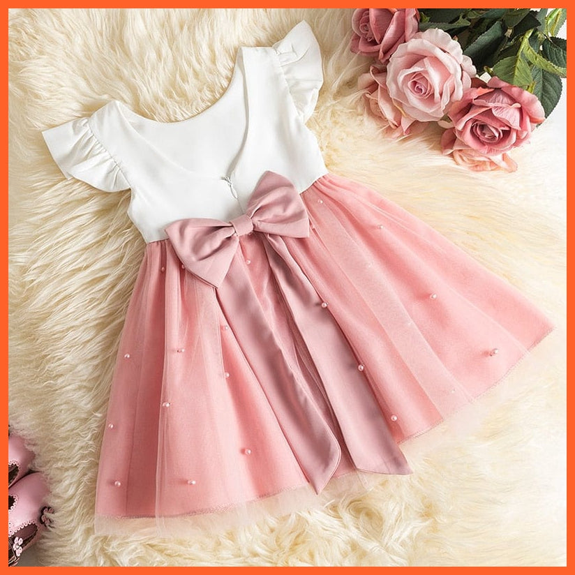 whatagift.com.au 9M / 05 Pink Baby Girl Tutu Party Gown | Princess Tulle Children Costume