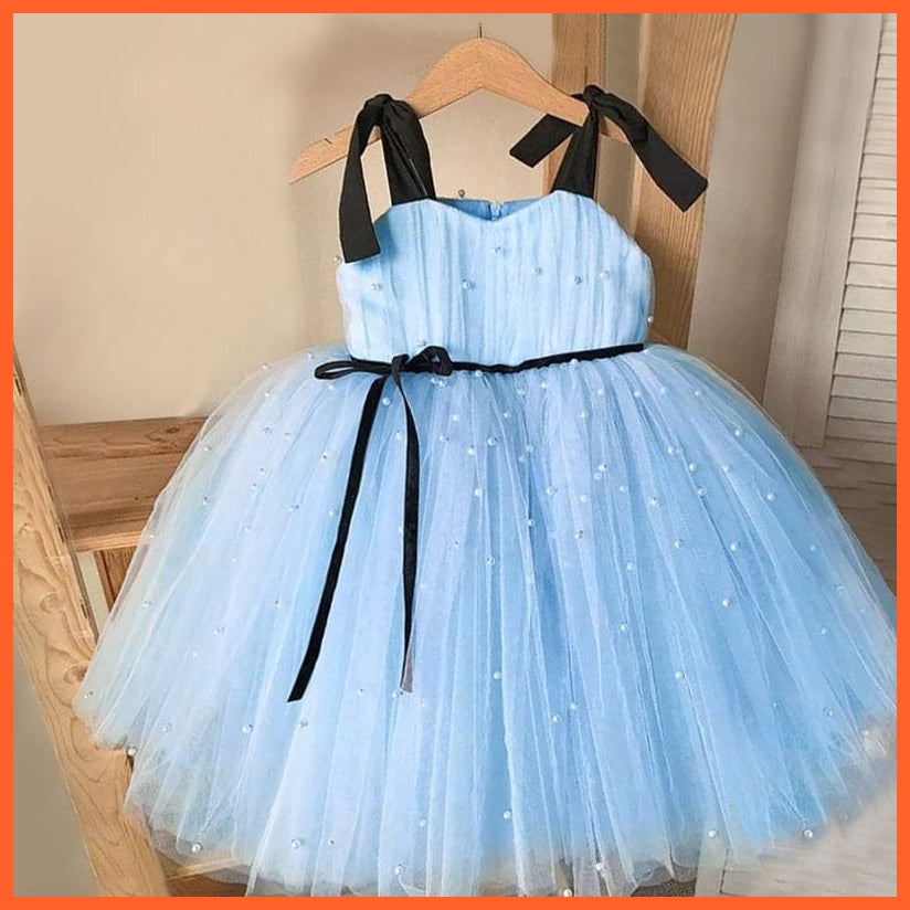 whatagift.com.au 9M / Blue 4 Baby Girl Tutu Party Gown | Princess Tulle Children Costume
