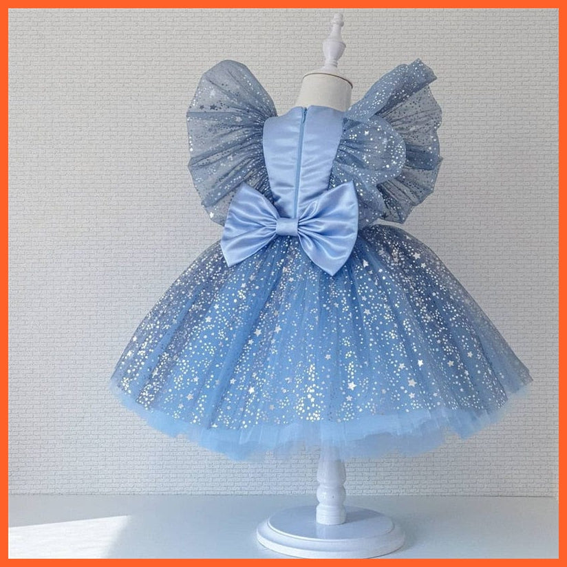 whatagift.com.au 9M / Light Blue 1 Baby Girl Tutu Party Gown | Princess Tulle Children Costume