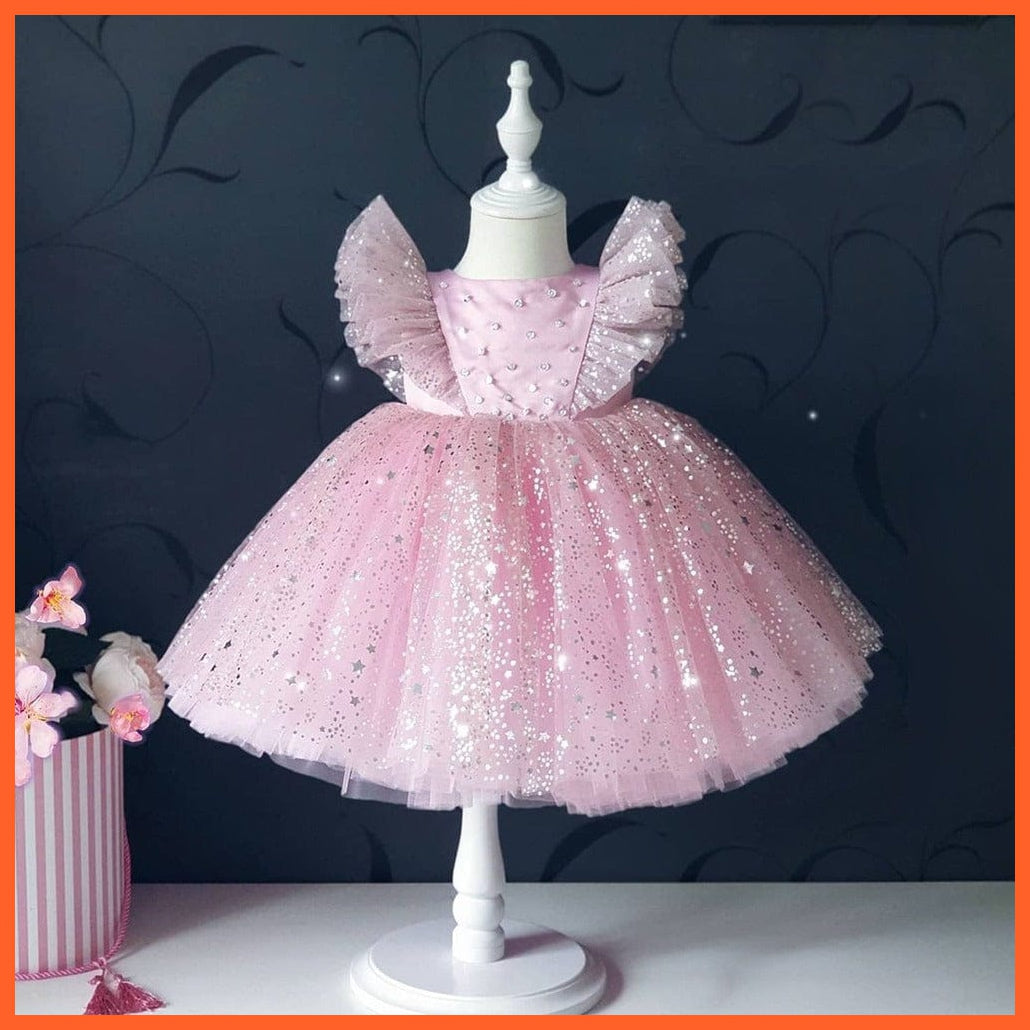 whatagift.com.au 9M / Pink 1 Baby Girl Tutu Party Gown | Princess Tulle Children Costume