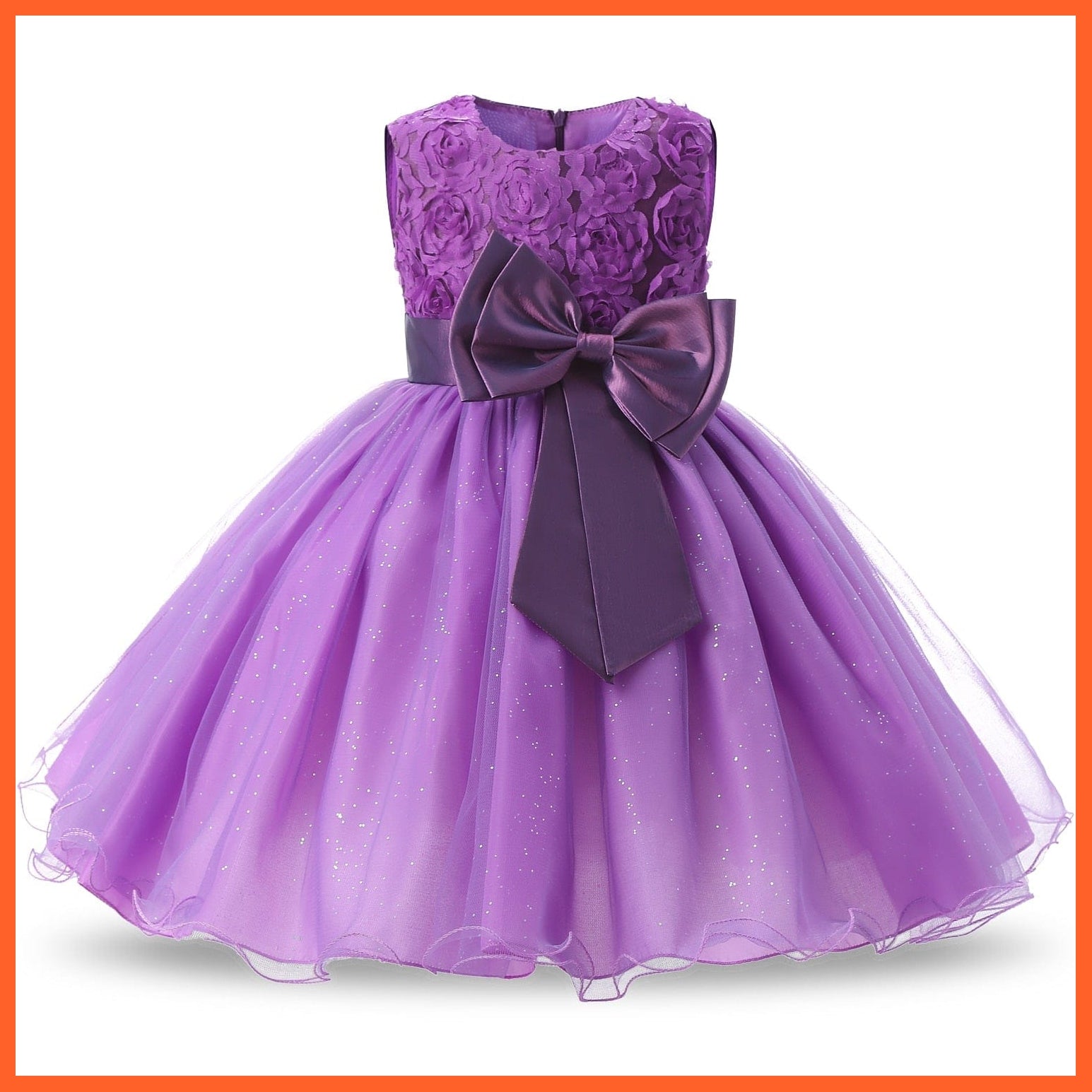 whatagift.com.au 9M / Purple 03 Baby Girl Tutu Party Gown | Princess Tulle Children Costume