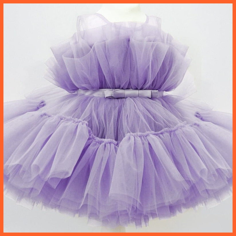 whatagift.com.au 9M / Purple 2 Baby Girl Tutu Party Gown | Princess Tulle Children Costume