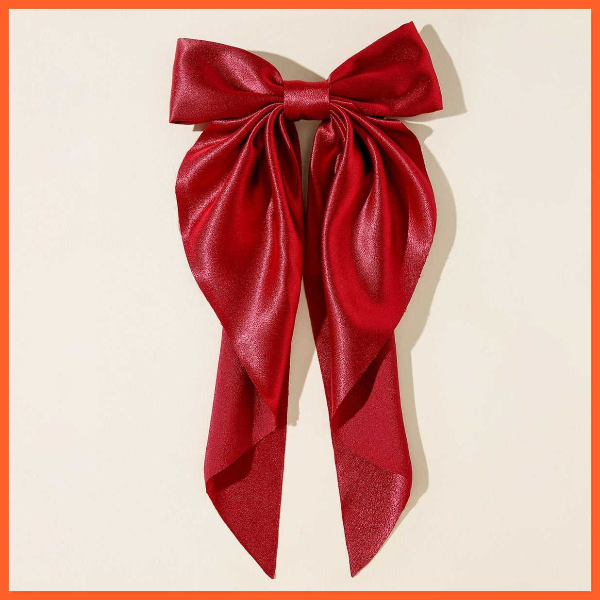 whatagift.com.au F Women Large Bow Hairpin | Summer Chiffon Big Bowknot Clip | Hair Accessories