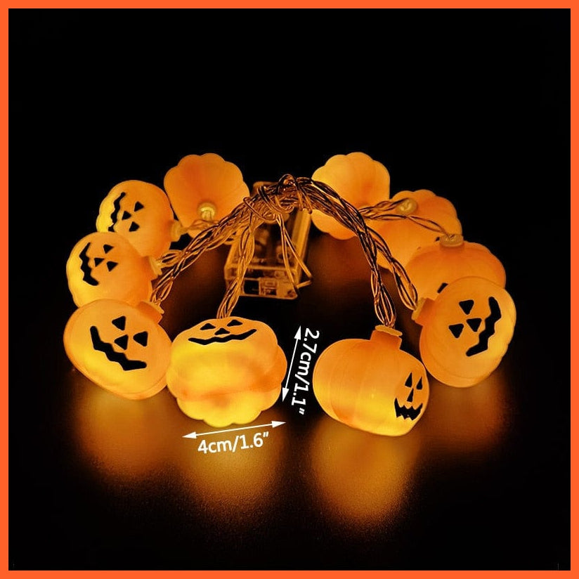 whatagift.com.au A1 1.5M 10 LED Halloween Led Light String | Pumpkin Lamp Hanging Halloween Party Decoration Lights