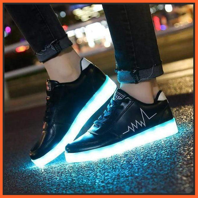 Led Shoes Black Beat | whatagift.com.au.