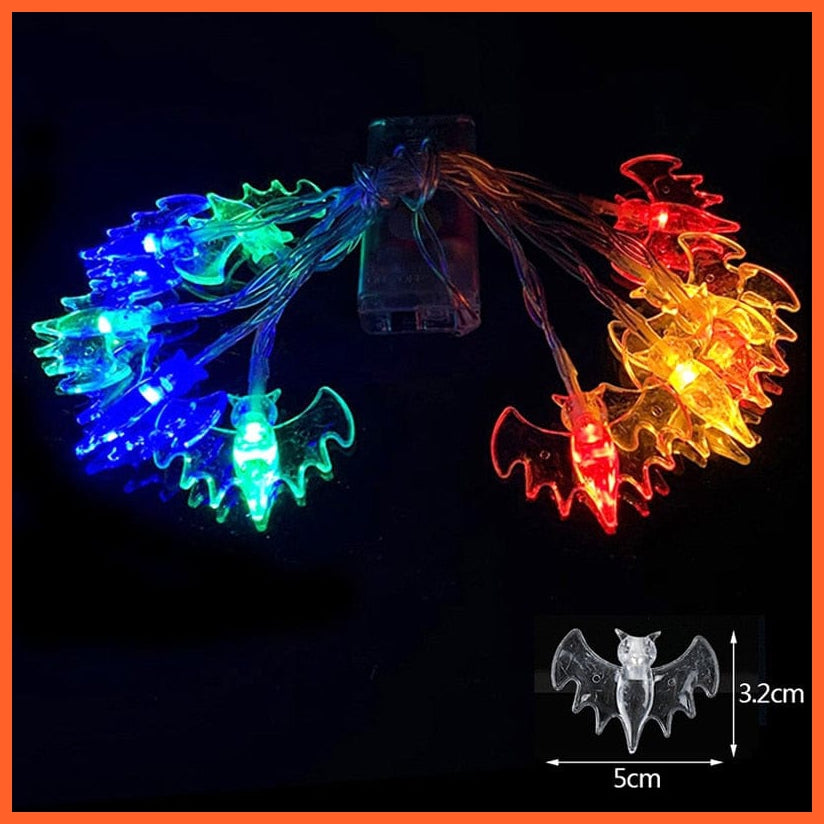 whatagift.com.au A7 1.5M 10 LED Halloween Led Light String | Pumpkin Lamp Hanging Halloween Party Decoration Lights