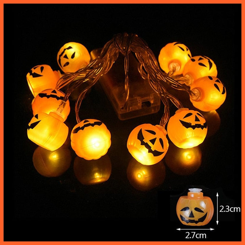whatagift.com.au A9 1.5M 10 LED Halloween Led Light String | Pumpkin Lamp Hanging Halloween Party Decoration Lights