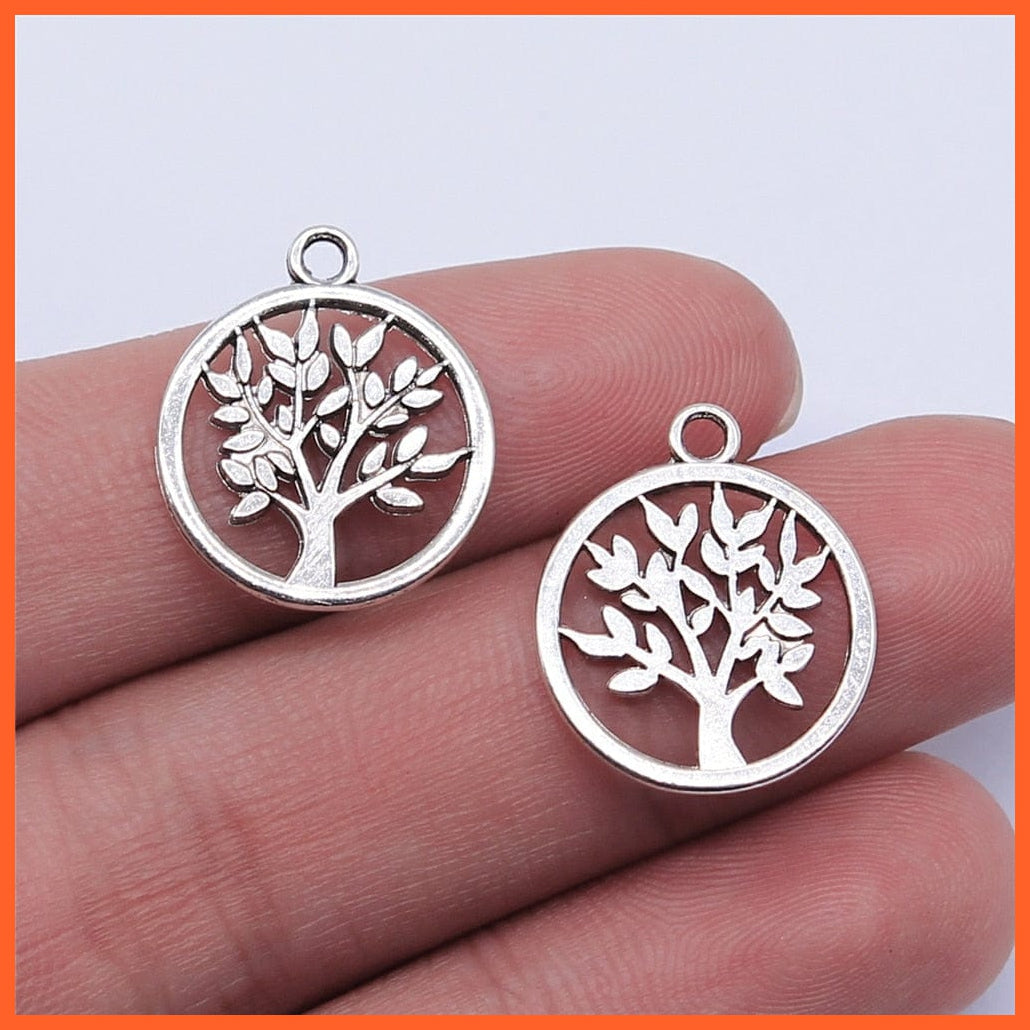 20Pcs 17X17Mm 3 Colors Tree Of Life Charms Pendant For Diy Jewelry Making | whatagift.com.au.