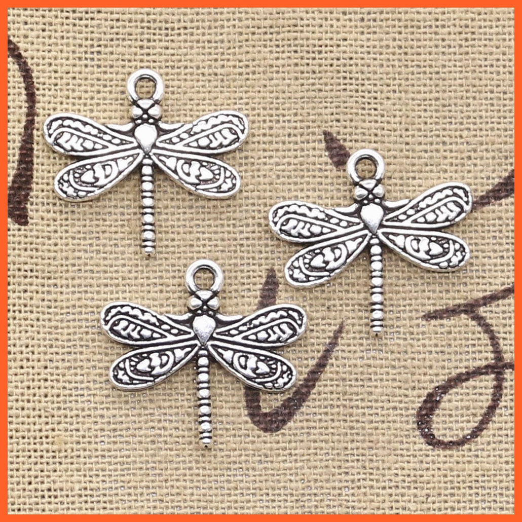whatagift.com.au Accessories 20pcs Charms Dragonfly 21x19mm Handmade Craft Pendant | DIY For Bracelet Necklace