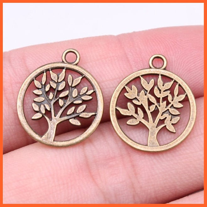 20Pcs 17X17Mm 3 Colors Tree Of Life Charms Pendant For Diy Jewelry Making | whatagift.com.au.