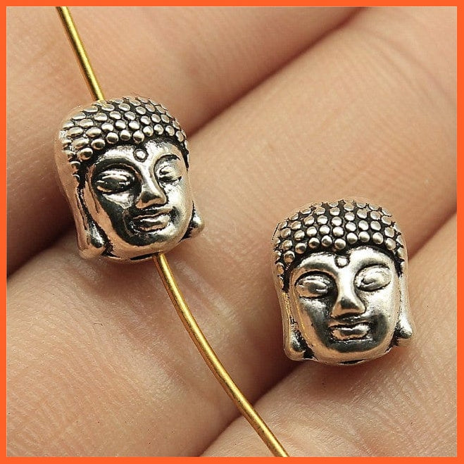 whatagift.com.au Accessories B11547-11x9x7mm 10pcs Charms Buddha Antique Silver Color For Jewelry Making