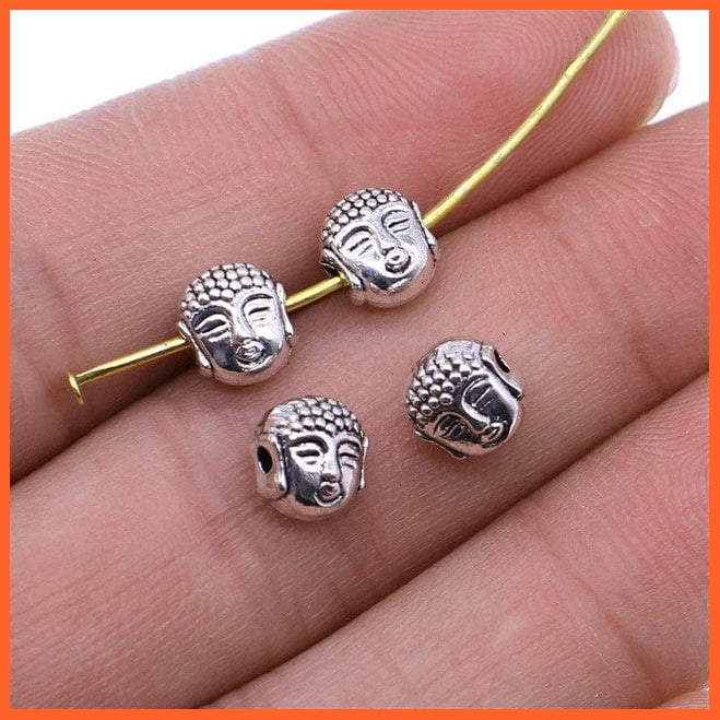 whatagift.com.au Accessories B13923-7x7x5mm 10pcs Charms Buddha Antique Silver Color For Jewelry Making