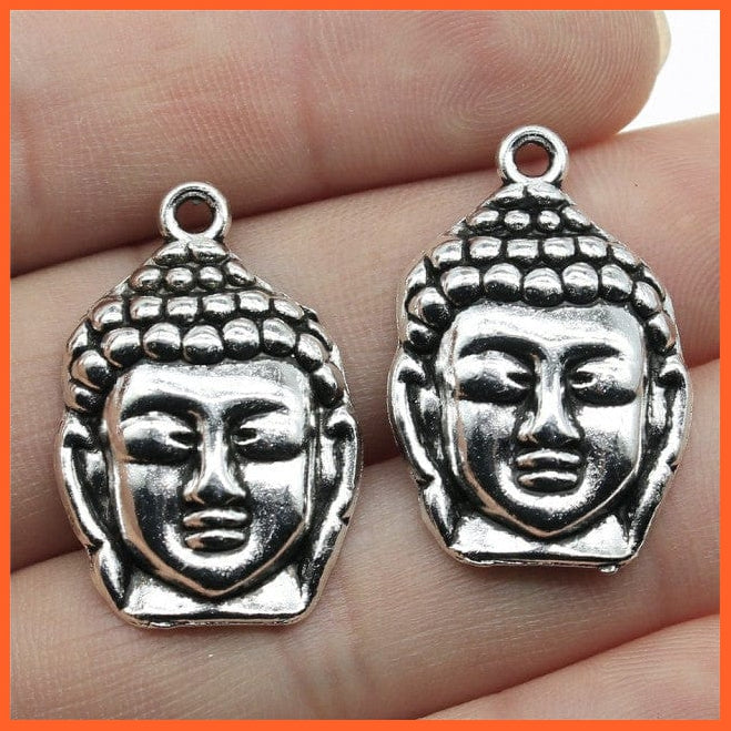 whatagift.com.au Accessories B14042-29x19mm 10pcs Charms Buddha Antique Silver Color For Jewelry Making