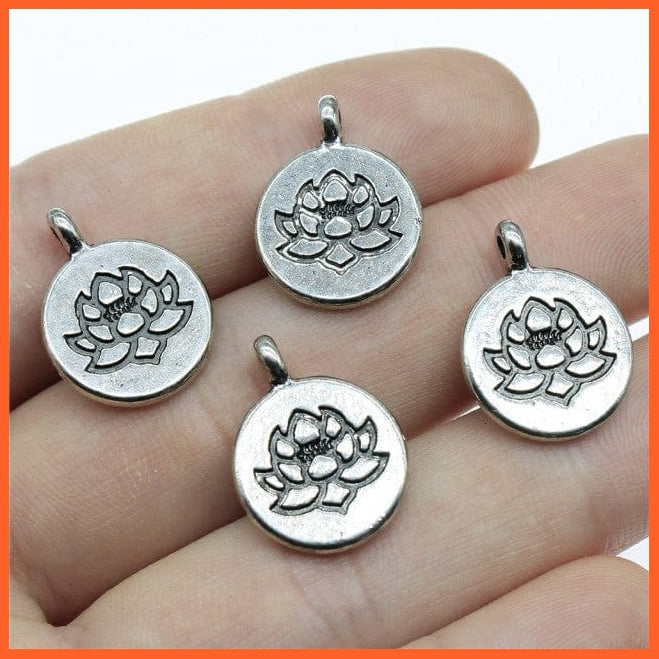 whatagift.com.au Accessories B14057-19x15mm 10pcs Charms Buddha Antique Silver Color For Jewelry Making
