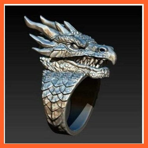whatagift.com.au Accessories Copy of Gothic Retro Dragon Ring Fashion For Men