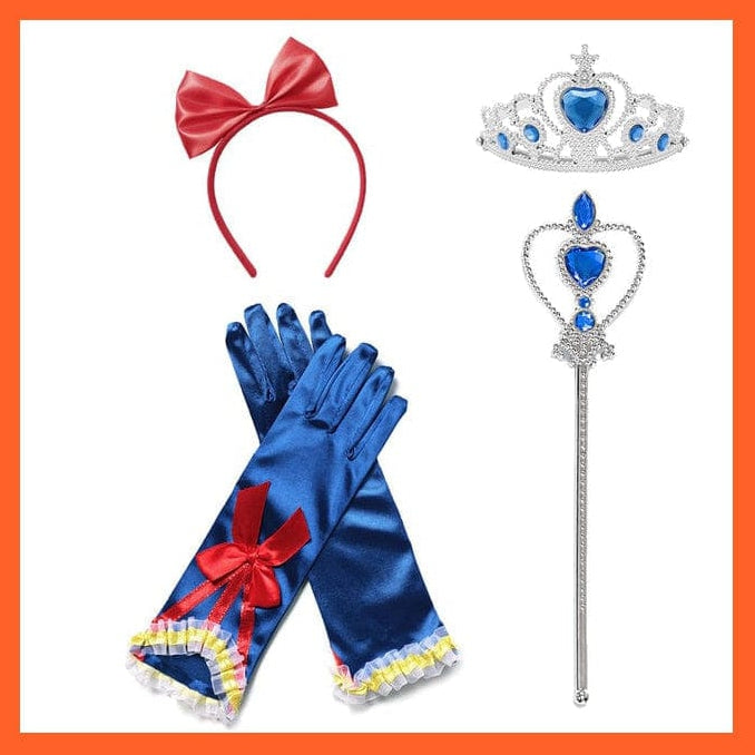 whatagift.com.au Accessories1 / 2-3T Snow White Dress For Girls Prom Princess Dress Halloween Party