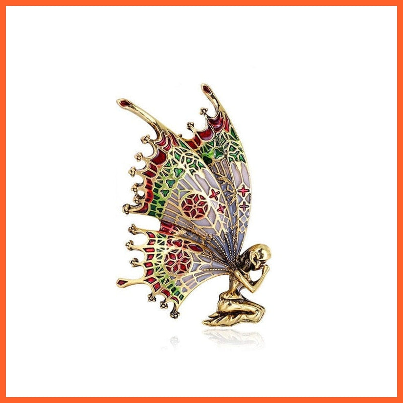 whatagift.uk Angel's Prayer Elegant Butterfly Brooch