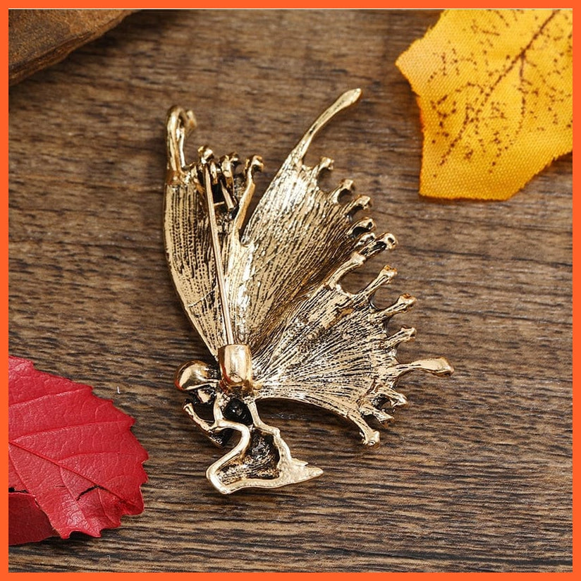 whatagift.uk Angel's Prayer Elegant Butterfly Brooch