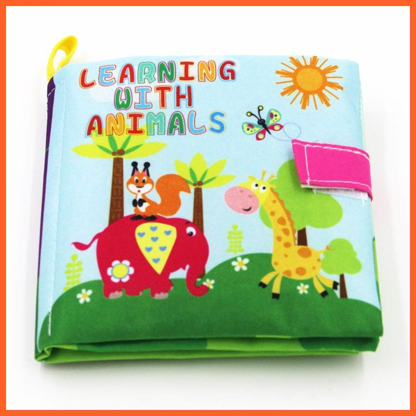 whatagift.com.au animal Animal Style Kids Cloth Learning Books