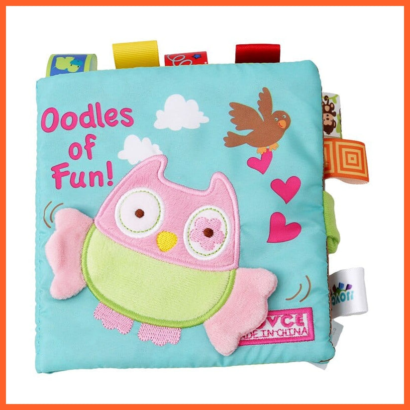 whatagift.com.au Animal Style Kids Cloth Learning Books