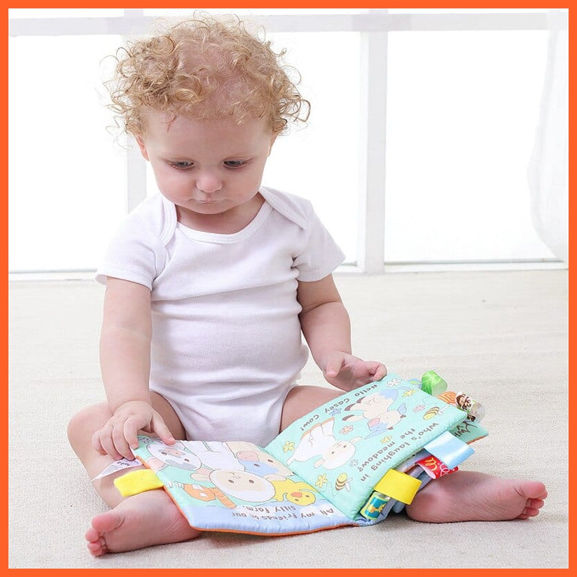 whatagift.com.au Animal Style Kids Cloth Learning Books