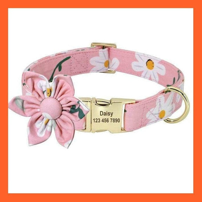 whatagift.com.au Animals & Pet Supplies 168pi / S Copy of Nylon Printed Dog Accessories Pet Puppy Cat Collar | Customized Nameplate Dog Collar | Personalized Engraved Id Tag Collars| For Small Dogs Cats
