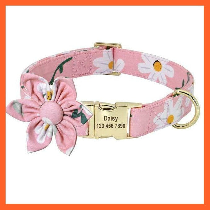 whatagift.com.au Animals & Pet Supplies 168pi / S Nylon Printed Dog Accessories Pet Puppy Cat Collar | Customized Nameplate Dog Collar | Personalized Engraved Id Tag Collars| For Small Dogs Cats