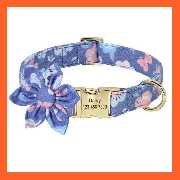 whatagift.com.au Animals & Pet Supplies 168pu / S Copy of Nylon Printed Dog Accessories Pet Puppy Cat Collar | Customized Nameplate Dog Collar | Personalized Engraved Id Tag Collars| For Small Dogs Cats