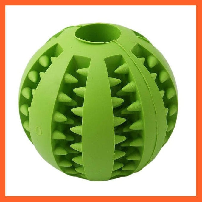 whatagift.com.au Animals & Pet Supplies green / L Interactive Rubber Balls Pet Chew Toys | Dog Cat Reward Balls