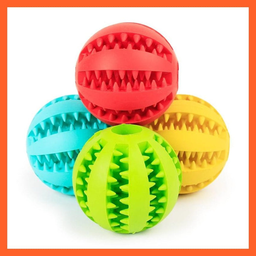 whatagift.com.au Animals & Pet Supplies Interactive Rubber Balls Pet Chew Toys | Dog Cat Reward Balls