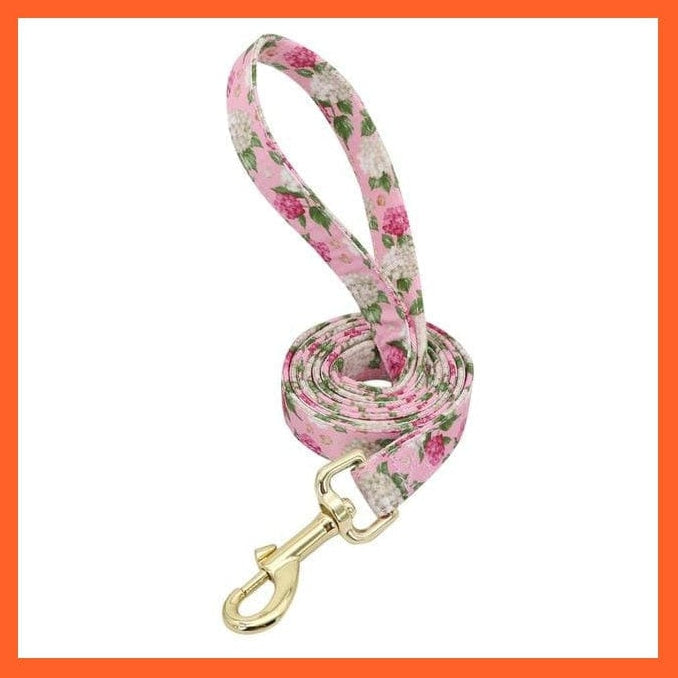 whatagift.com.au Animals & Pet Supplies Pink Leash / S Nylon Printed Dog Accessories Pet Puppy Cat Collar | Customized Nameplate Dog Collar | Personalized Engraved Id Tag Collars| For Small Dogs Cats